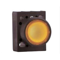Push actuator yellow/Non-illuminated