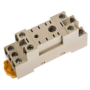 Relay base/300VAC/12A-2CO