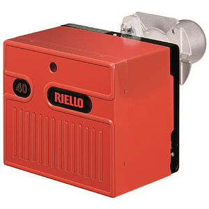 Riello make Gas burner Model Fs 10 with MVDLE 205/5 LPG KIT, With gas train pipe extension