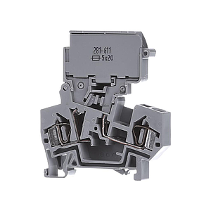 Fuse holder 4 sq mm WAGO 281-611