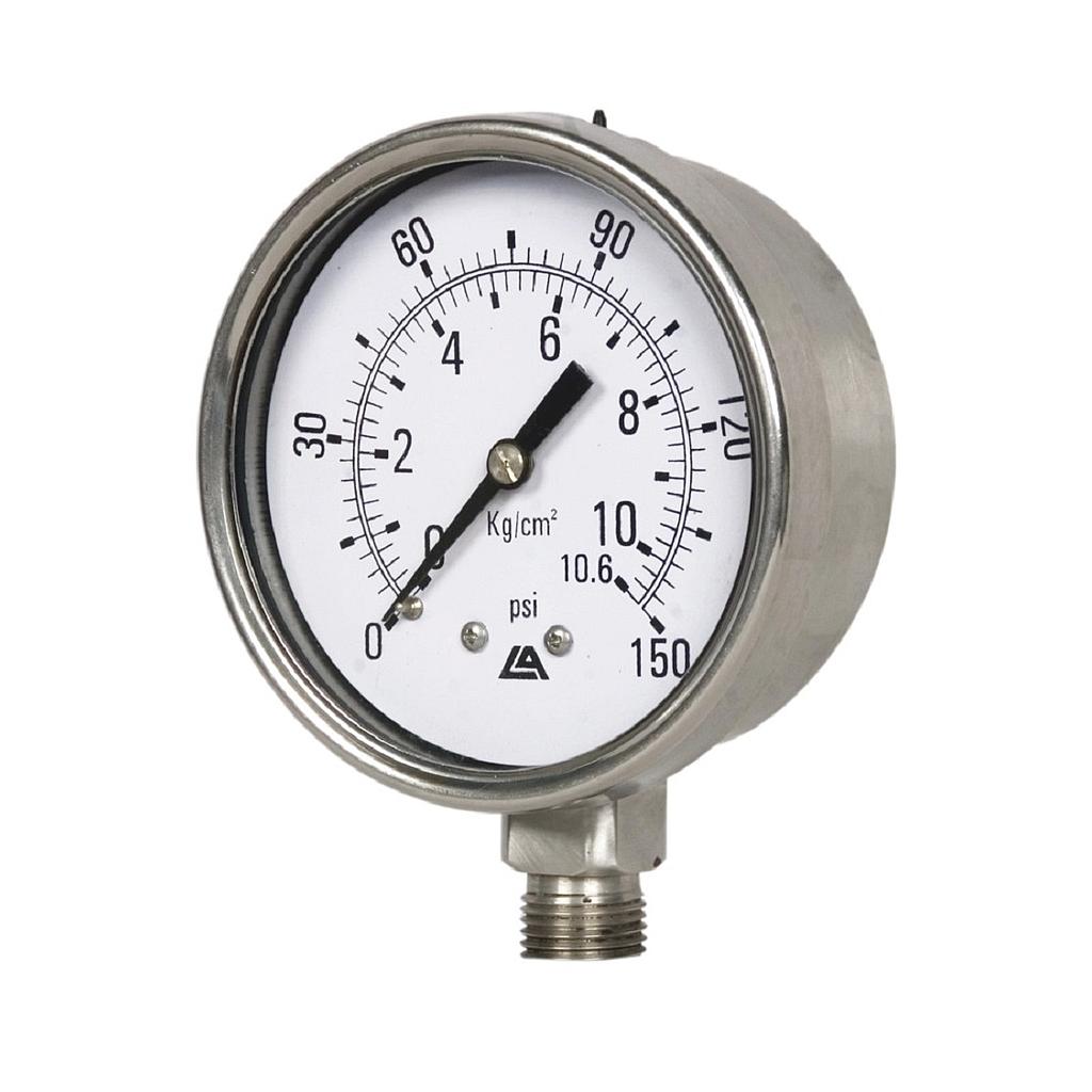 Pressure Gauge 0 To 7 Kg/cm2, 2" Dia, 1/8" in put